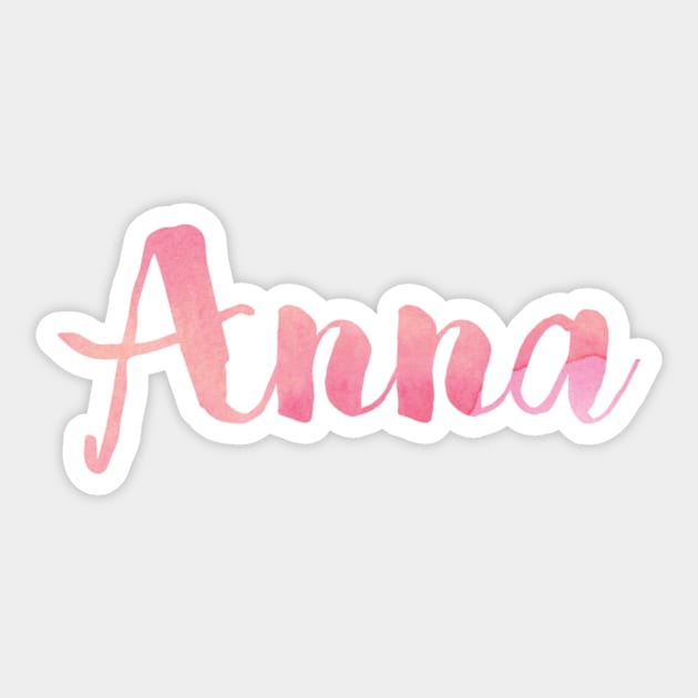 Anna Sticker by ampp